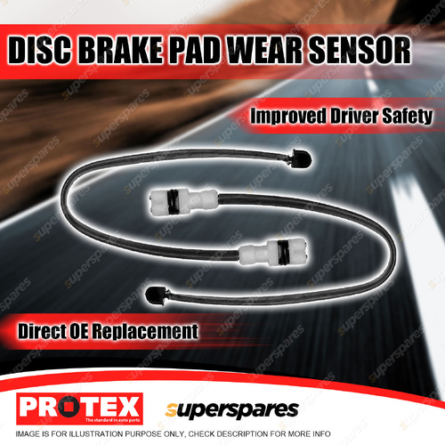 2 x Protex Rear Brake Pad Wear Sensors for Porsche 944 S 2.5L 1987-1989 GIC1014P