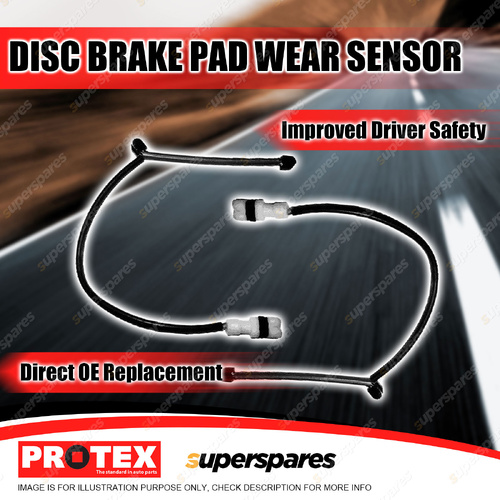 2 x Protex Rear Brake Pad Wear Sensors for Porsche 944 Turbo 2.5 Coupe 1986-1991