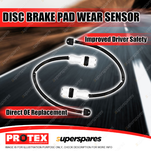 2 x Protex Front Brake Pad Wear Sensors for Porsche 928 S4 5.0L Coupe 1987-1991