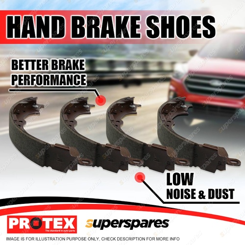 1 x Protex Handbrake Shoes Set for Ford F150 Lightning F250 2WD 4WD 97-on
