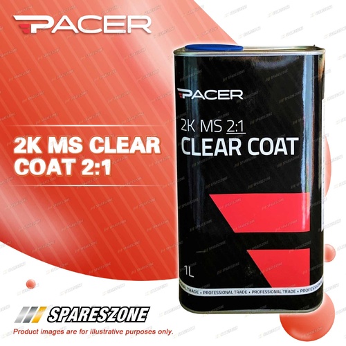 Pacer 2K MS Clear Coat 2:1 1L - Mirror-Like Finish for Professional Appearance