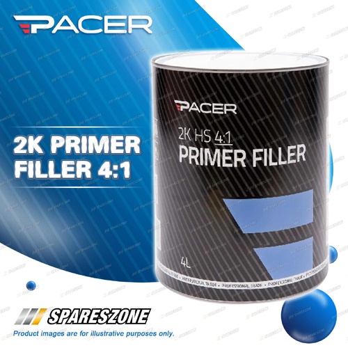Pacer 2K Primer Filler 4:1 4L - Excellent Filling and Sanding Properties