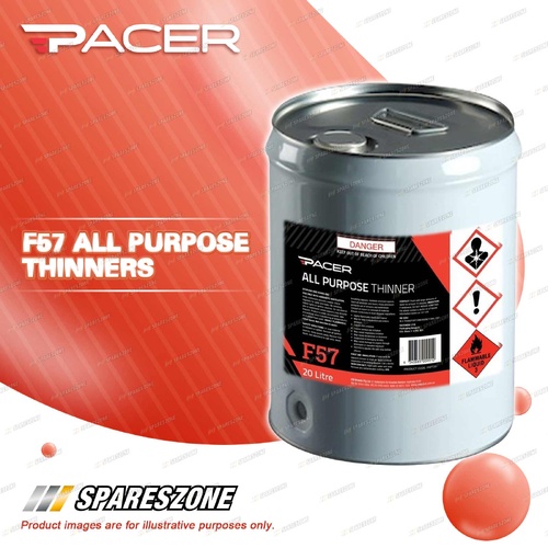 Pacer F57 All Purpose Thinners 20L - for Thinning Coatings Paints Adhesives
