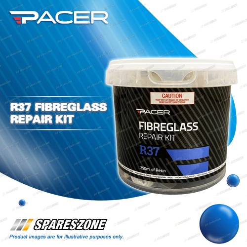 Pacer R37 Fibreglass Repair Kit - Excellent Adhesion Ensures Durable Repair