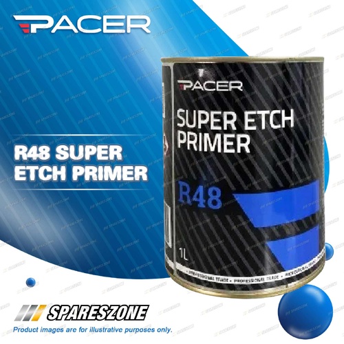 Pacer R48 Super Etch Primer 1L Strong Adhesion Fast-Drying Corrosion Protection