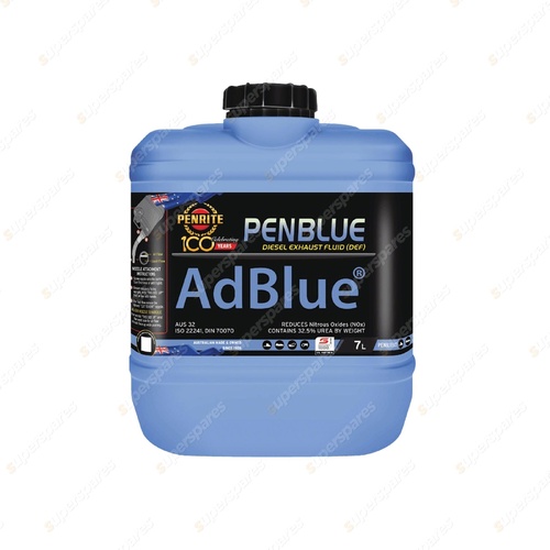 Penrite Penblue Adblue DEF Diesel Exhaust Fluid ISO 22241 AUS 32 7L - PENBLUE007
