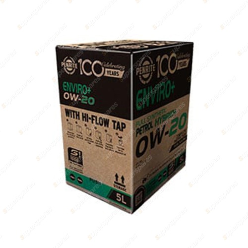 Penrite Full Synthetic Enviro+ 0W-20 Engine Oil Enviro Box 5L EPLUS0W20005BOX