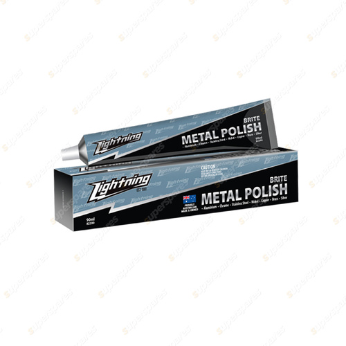 Penrite Lightning Brite Metal Polish 90ml Cream Metal Cleaner and Polish 82390