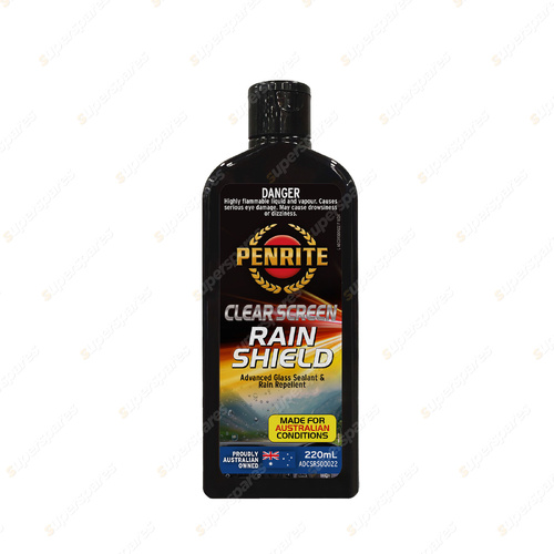 Penrite Clear Screen Rain Shield 220mL Glass Sealant - ADCSRS00022
