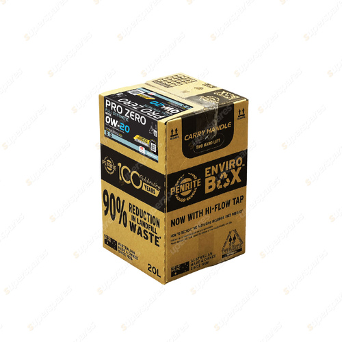Penrite Pro Zero 0W-20 Full Syn Trade Only 20L Box - PROZERO020BOX