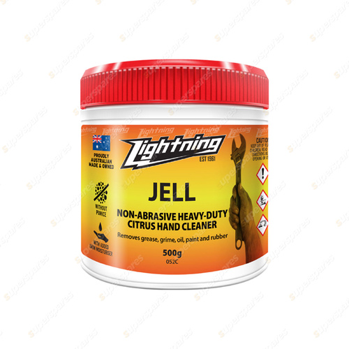 Penrite Lightning Jell Non-Abrasive Citrus Hand Cleaner 500g - 052C