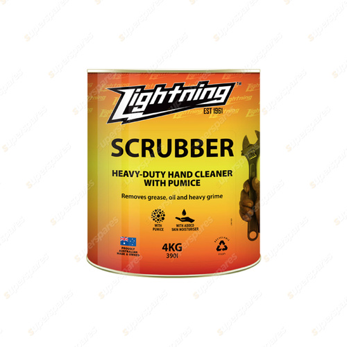 Penrite Lightning Heavy Duty Scrubber Hand Cleaner With Pumice 4KG - 390I