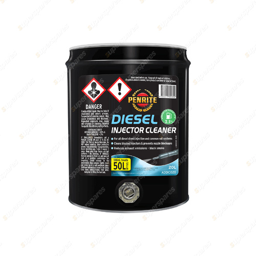 Penrite Diesel Injector Cleaner Multi-Purpose Diesel Fuel Treatment 20L ADDIC020