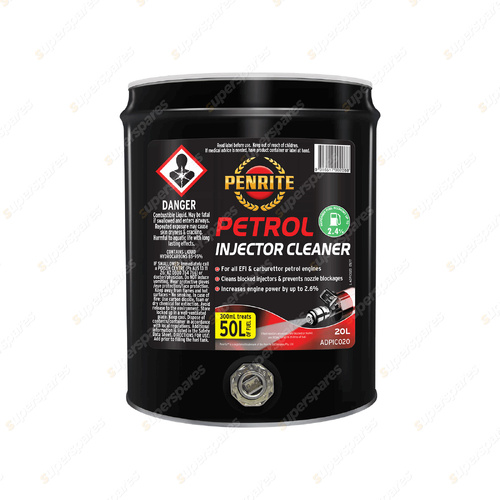 Penrite Petrol Injector Cleaner 20L Petrol Fuel Treatment ADPIC020