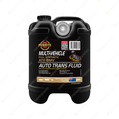 Penrite Full Syn ATF BMV Low Viscosity Auto Transmission Fluid 20L ATFBMV020