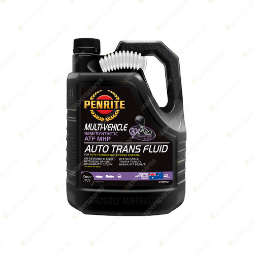 Penrite Semi Syn ATF MHP Multi Vehicle Auto Transmission Fluid 4L ATFMHP004