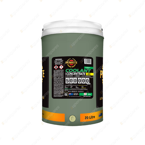 Penrite 500,000KM Green Coolant Concentrate Engine Coolant 20L COOL500GREEN020