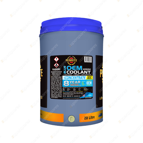 Penrite Blue OEM Coolant Concentrate Long Life Inhibitor 20L COOLBLUE020