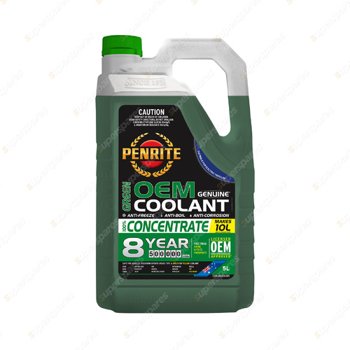 Penrite Green OEM Coolant Concentrate Engine Coolant 5L COOLGREEN005