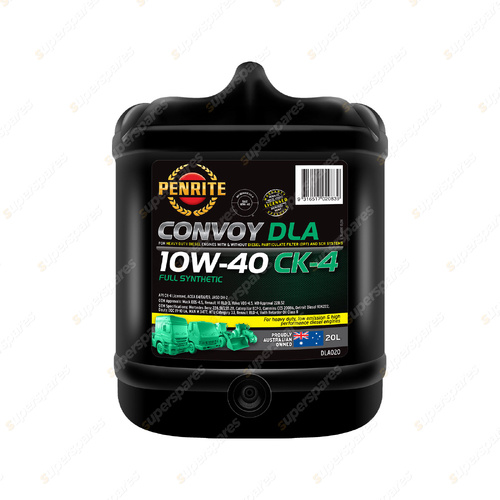 Penrite Full Synthetic Convoy DLA 10W-40 Engine Oil 20 Liter - DLA020
