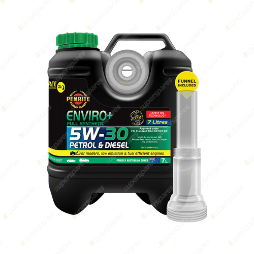 Penrite Full Synthetic Enviro+ 5W-30 Engine Oil 7L - EPLUS5W30007