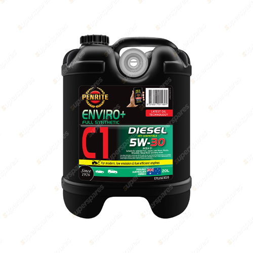 Penrite Full Synthetic Enviro+ C1 5W-30 Diesel Engine Oil 20L EPLUSC1020