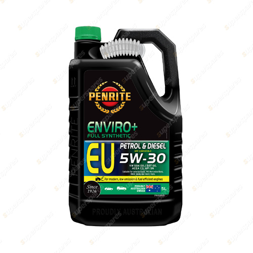Penrite Full Synthetic Enviro+ EU 5W-30 Engine Oil 5L - EPLUSEU005