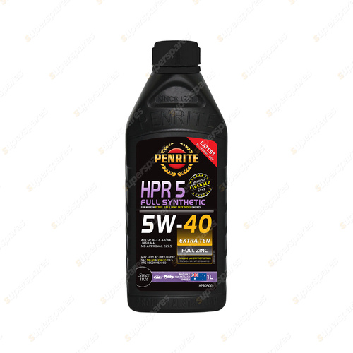 Penrite Full Synthetic HPR 5 SAE 5W-40 Engine Oil 1 Liter - HPR05001