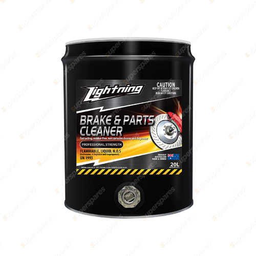 Lightning Brake & Parts Cleaner Professional Strength Residue-Free 20L MABAPC020