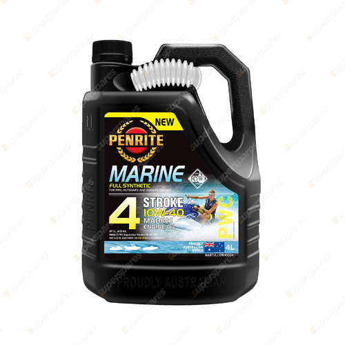 Penrite Marine Full Synthetic 4 Stroke 10W40 Engine Oil 4L MARFULL10W40004