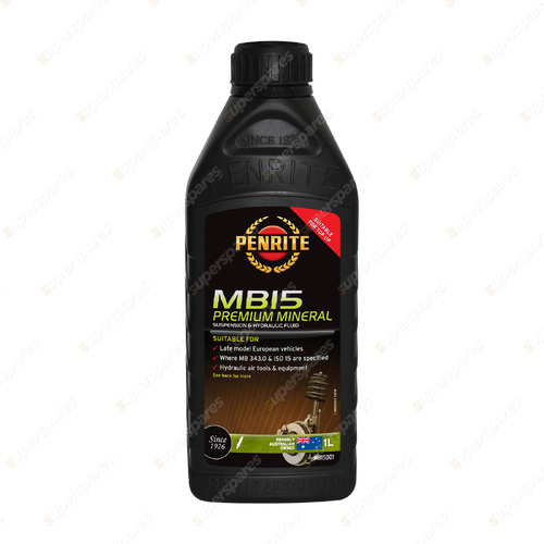 Penrite Premium Mineral Oil MB15 Suspension Fluid High Viscosity 1L MB15001