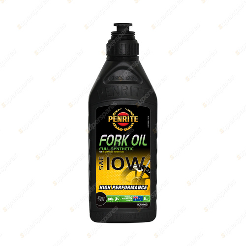 Penrite Full Syn MC Fork Oil 10 very high viscosity index Fluid 1L MCFO10001