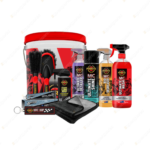 Penrite MC Ultimate Detailing Bucket Specifically for Motorcycle Surfaces MCUDB