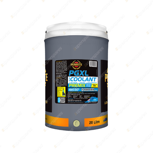 Penrite PGXL Coolant Premix Blue Engine Coolant HD Propyleneglycol 20 PGXLPMX020