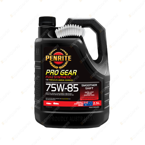 Penrite Pro Gear Full Syn Manual Gearbox Oil Premium 75W-85 2.5L PROG75850025