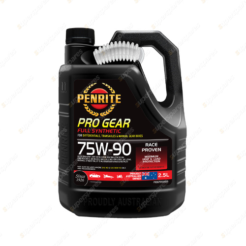 Penrite Pro Gear Full Syn Manual Gearbox Oil Premium 75W-90 2.5L PROG75900025
