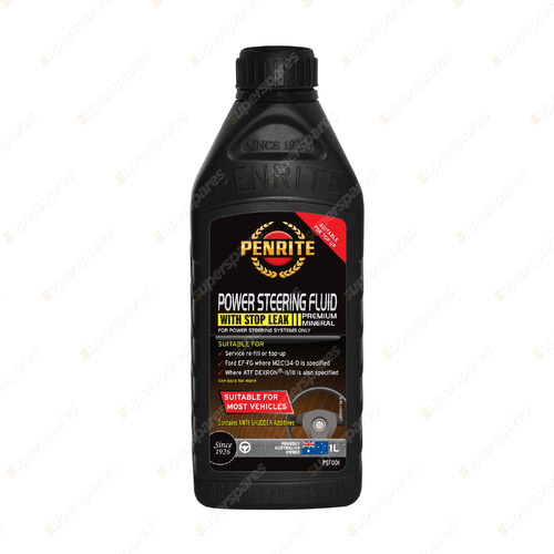Penrite Power Steering Fluid Premium Mineral With Stop Leak 1L PSF001