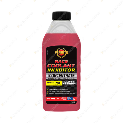 Penrite 10 Tenths Red Race Coolant Inhibitor Concentrate Non-Glycol 1L RCI001