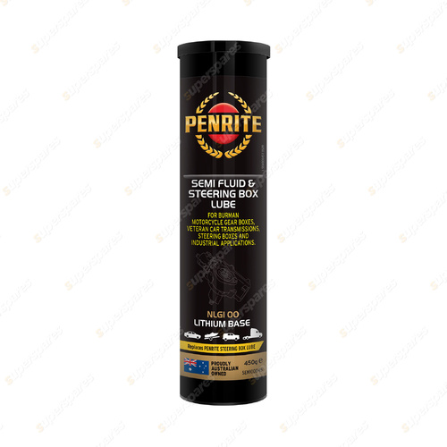 Penrite Semi Fluid & Steering Box Grease NLGI 00 Lithium Base 450g SEMI00045