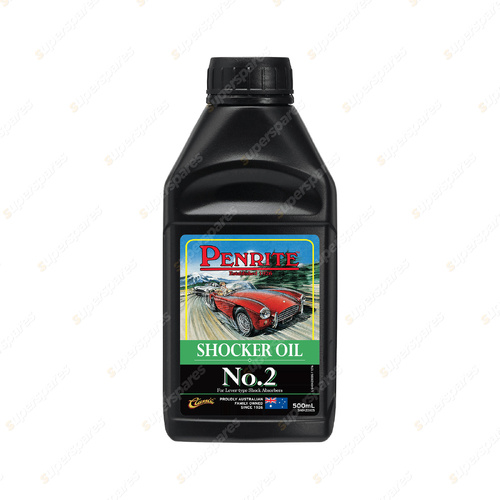 Penrite Shocker Oil 2 Suspension oil for Lever Arm & Piston Type 500ml SHOK20005