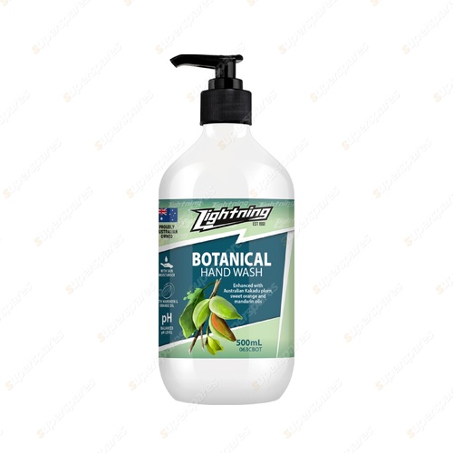 Penrite Lightning Botanical Liquid Hand Soap Clean & Nourish Skin 500ml 063CBOT