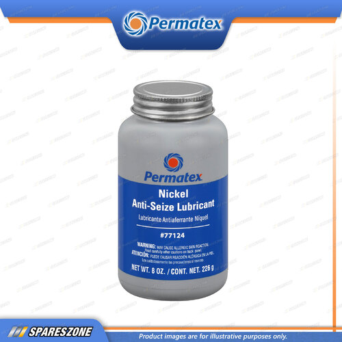 Permatex Nickel Anti-Seize Brush Top Bottle Lubricant 227G High Temp Resistance