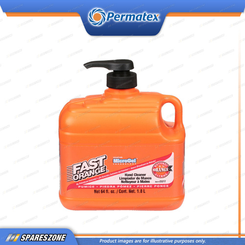 Permatex Fast Orange Pumice Hand Cleaner P/P 1.8L - Biodegradable Waterless