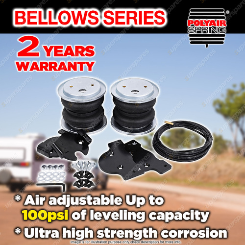Polyair Bellows Air Bag Suspension Kit 2200kg 0-1" Raised for Isuzu D-Max 20-ON