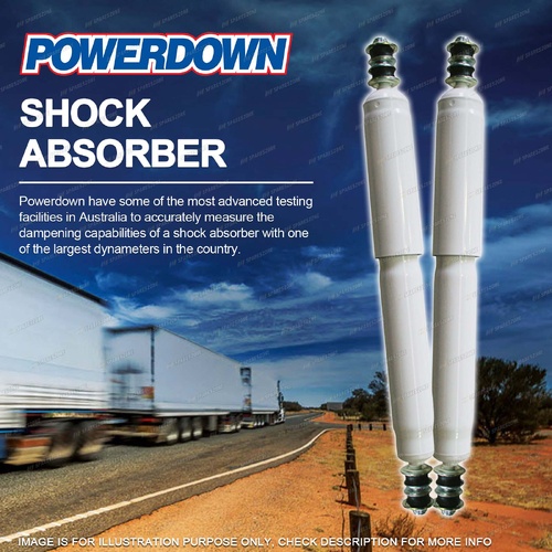 2 x Front POWERDOWN Shock Absorbers Premium Quality for BEDFORD J2S NZ 62-0900