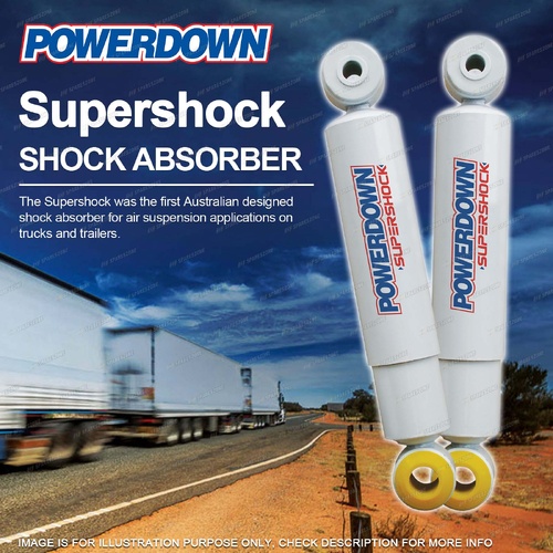 2 x Rear POWERDOWN SUPERSHOCK Shock Absorbers for DAF 45 55 Series 4x2 FA DAF