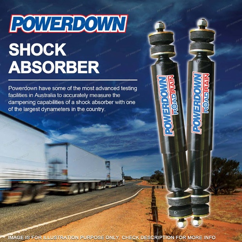 2 x Front POWERDOWN Shock Absorbers for DENNIS JAVELIN CX290 NZ 00-On