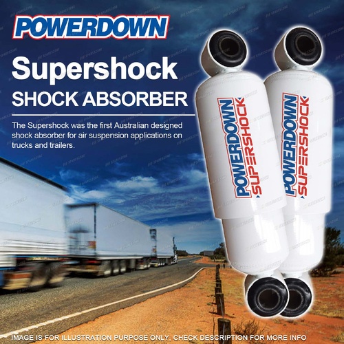 2 Front POWERDOWN SUPERSHOCK Shocks for HENDRICKSON T6-062 7.5" 8" 12" 14"