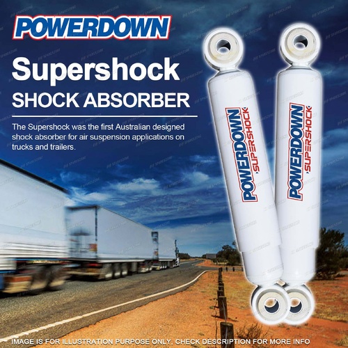 2 x Front POWERDOWN SUPERSHOCK Shock Absorbers for HINO GH Series GH1J GH8J