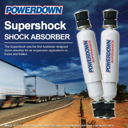 2 x Front POWERDOWN SUPERSHOCK Shock Absorbers for IKARUS Cummins